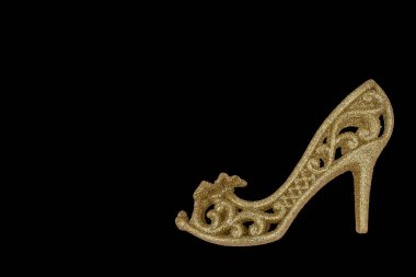 yüksek topuk üzerinde cinsel Altın Ayakkabı.