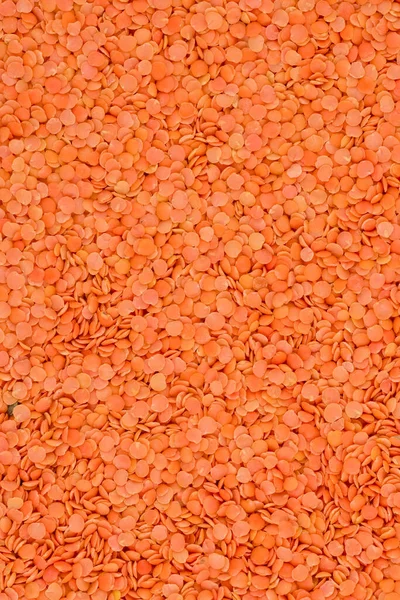 Food Background Red Split Lentils — Stock Photo, Image