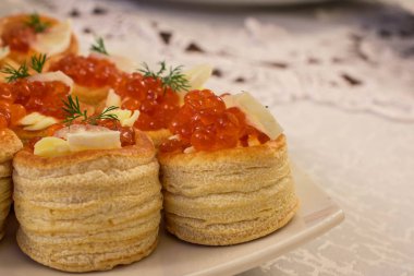 Sebzeli kahvaltı masası.