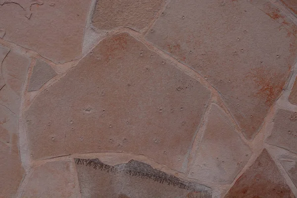 不同形状的混合尺寸石头石墙 — 图库照片