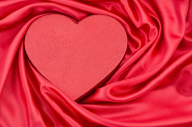 red  sexy background with heart shape box  for Valentines day