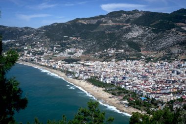 Türkiye 'nin doğu sahili tatil beldesi Alany