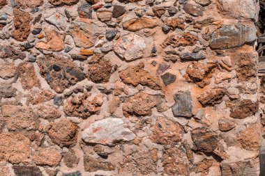 Taş tuğla arkaplan dokusunun fotoğrafı