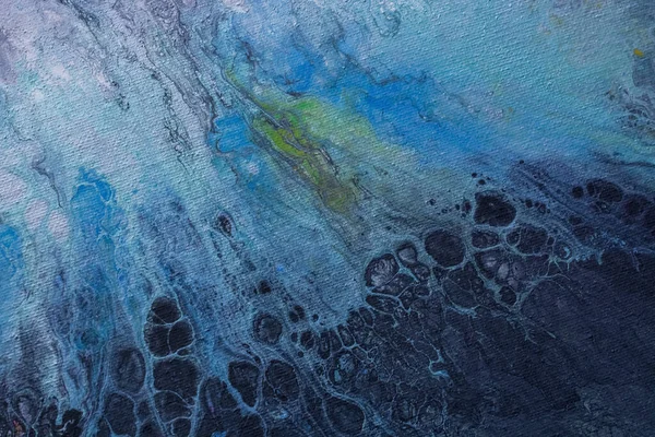 Abstract Background Blue Marble Fake Stone Texture Liquid Pai — Stockfoto
