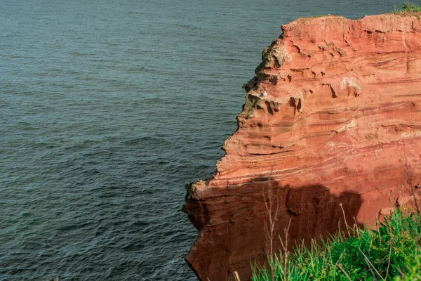 Red Sandstones Ladram Bay English Channel Coast — стокове фото