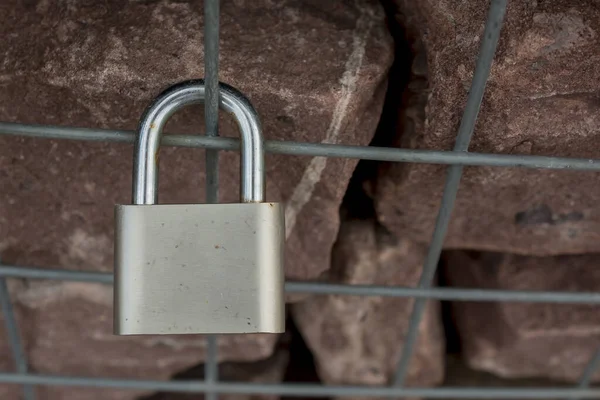 Metal locks. A bunch of locks. Heart locks. A symbol of love