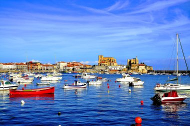 Castro Urdiales. Cantabria 'da. İspanya.