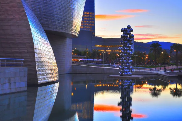 Guggenheimmuseum. Bilbao. Spanje. — Stockfoto