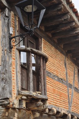 Wooden balcony. Calatañazor. Spain.