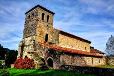 argomilla, cantabria (İspanya Romanesk kilise).