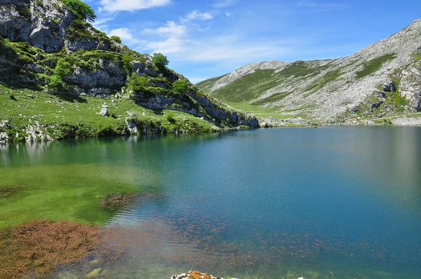 Covadonga sjöar. Spanien. — Stockfoto