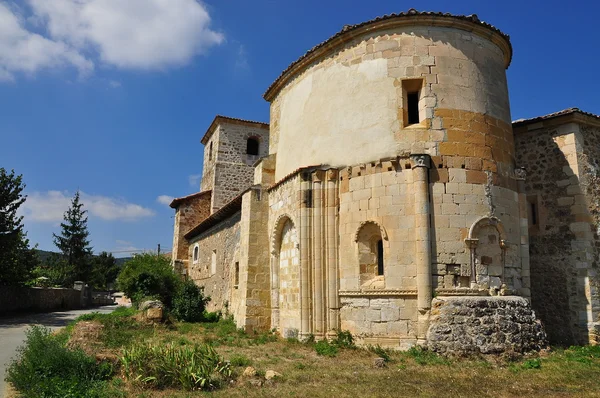 Romanesk kilise. Medine de pomar. İspanya. — Stok fotoğraf