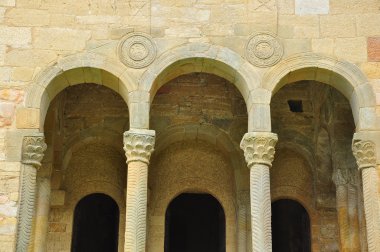 Santa maria del naranco. Oviedo. İspanya.