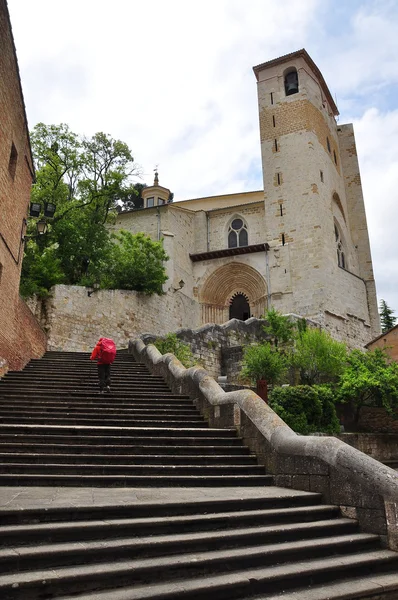 San pedro de la rua. Estella. Španělsko. — Stock fotografie