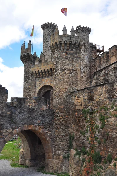 Ponferrada kasteel. Leon. Spanje. — Stockfoto