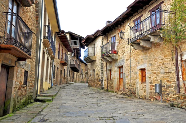 Strada. Puebla de Sanabria. Spagna . — Foto Stock