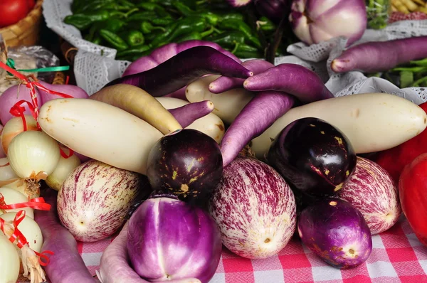 Vegetables in a market. — Stock Photo, Image