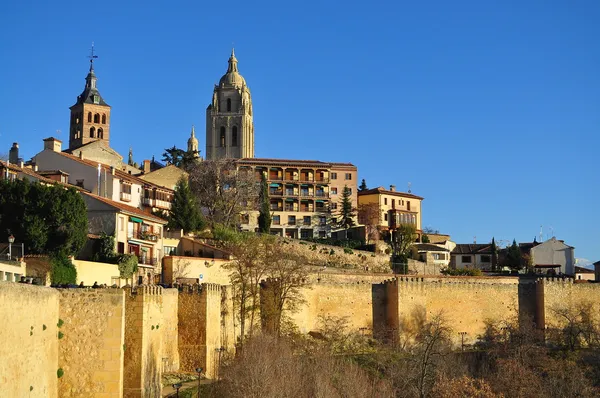 Mauern. segovia. Spanien. — Stockfoto