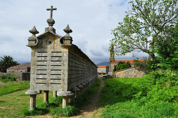 Granary. Carnota. A Coruña. Spain.