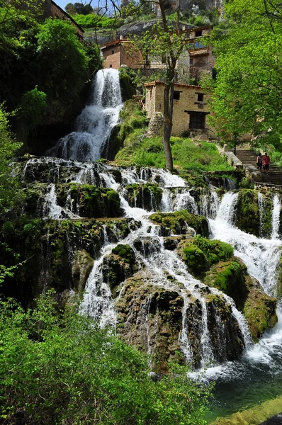 Orbaneja del castillo. Burgos. Spanje. — Stockfoto