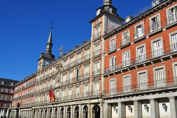 Plaza mayor. Madrid. Spanien. — Stockfoto