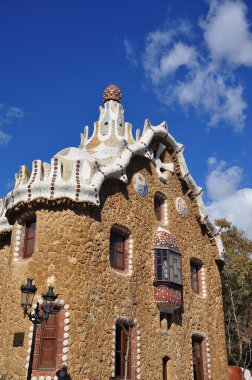 Park guell. Barselona. İspanya