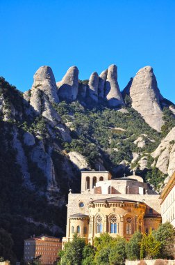 montserrat Manastırı. Barselona. İspanya.