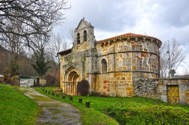 Romanesk kilise. crespos. Burgos. İspanya.