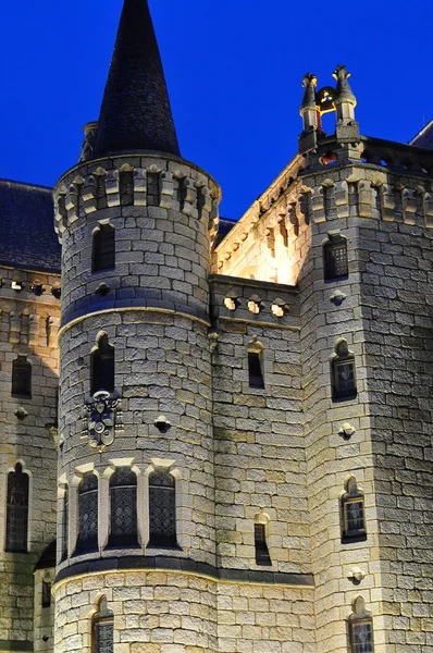 Palác Episcopal. Astorga. Španělsko. — Stock fotografie