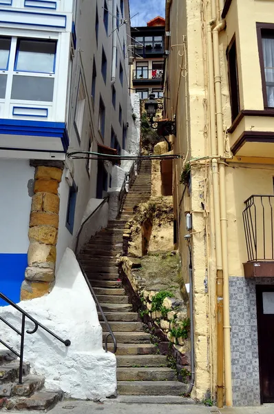 Stairs. Bermeo. Spain. — Stock Photo, Image