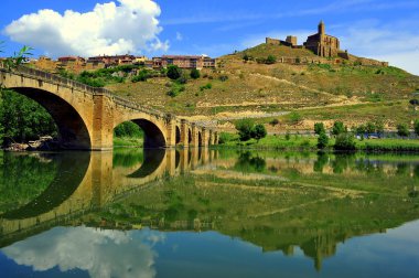 San vicente de la sonsierrra. La rioja. İspanya.