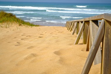 liencres plaj. Cantabria. İspanya.