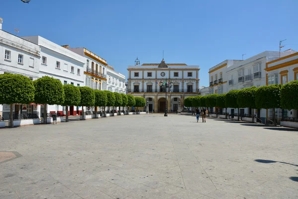 Medina Sidonia náměstí. Španělsko. — Stock fotografie