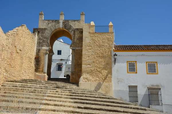 Arabové dveře. Cadiz. Španělsko — Stock fotografie