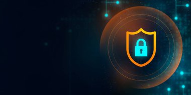 İnternetteki güvenli veri akışı. Özel verilerin korunması.