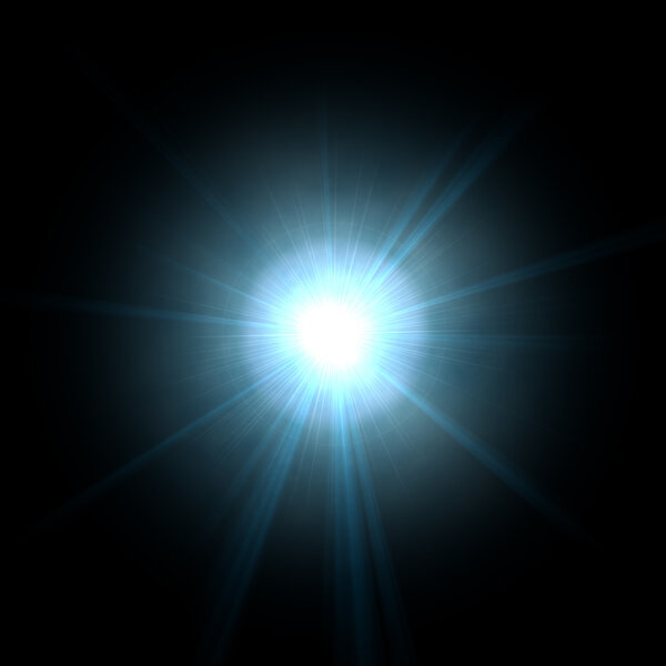 Abstract image of  lighting flare