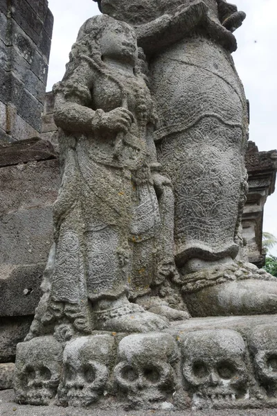 Estátua Antiga Templo Penataran Blitar — Fotografia de Stock