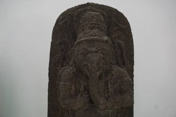 Estátua Antiga Museu Penataran — Fotografia de Stock