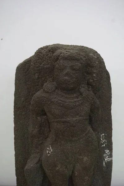 Oude Standbeeld Penataran Museum — Stockfoto