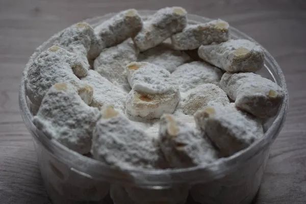 Indonéské Tradiční Cookies Přirozeným Pozadím — Stock fotografie