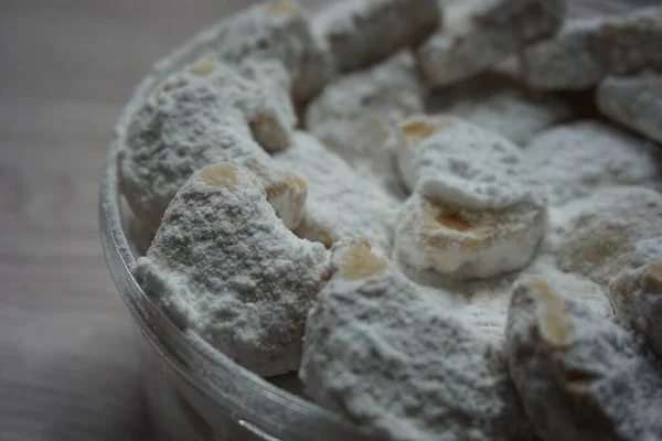 Biscoitos Tradicionais Indonésios Com Fundo Natural — Fotografia de Stock