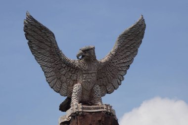 Doğal bir geçmişi olan Garuda Pancasila (Endonezya beş ilkesi)