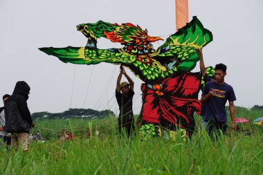Endonezya Uçurtma Festivali. Endonezya 'da Gapangan, tren Naga, batik arsir ve benzerleri gibi birçok uçurtma türü vardır.