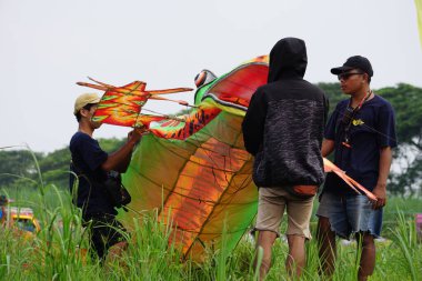 Endonezya Uçurtma Festivali. Endonezya 'da Gapangan, tren Naga, batik arsir ve benzerleri gibi birçok uçurtma türü vardır.