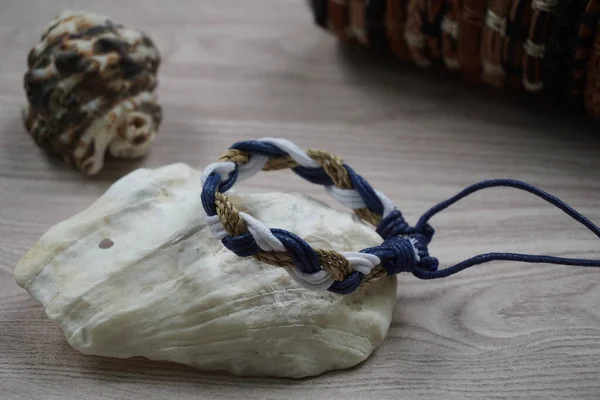 Ethnic Bracelet Handmade Made Rope Bracelet Kind Unisex — ストック写真