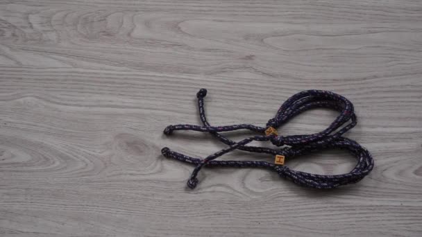 Ethnic Bracelet Handmade Made Rope Bracelet Kind Unisex — Stockvideo