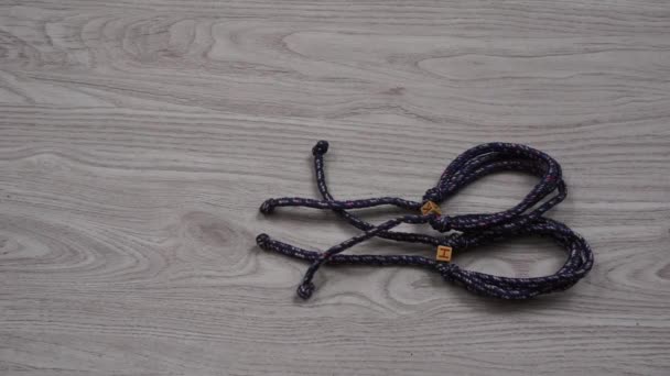 Ethnic Bracelet Handmade Made Rope Bracelet Kind Unisex — Stock Video