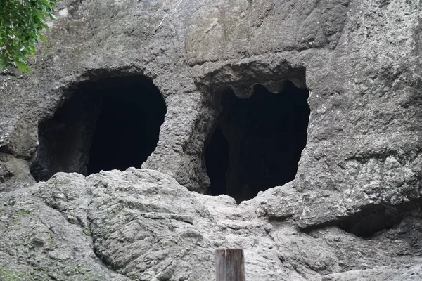 Selomangleng Grotte Est Une Grotte Avec Sentier Historique Figure Royale — Photo