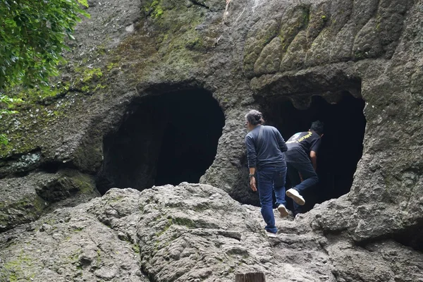 Selomangleng Grotte Est Une Grotte Avec Sentier Historique Figure Royale — Photo