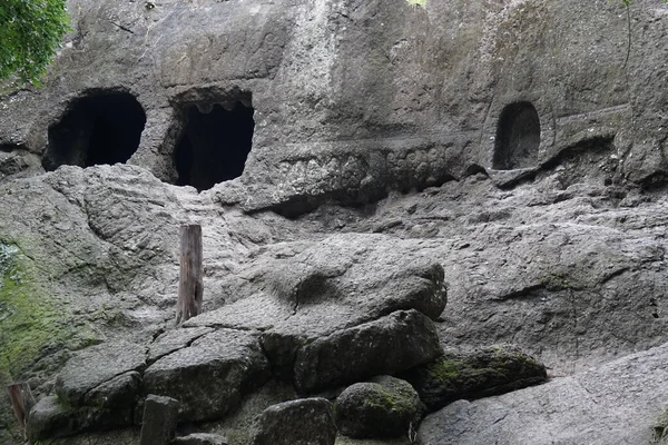 Jaskinia Selomangleng Jest Jaskinią Historycznym Szlakiem Królewskiej Postaci Kediri Znajdującej — Zdjęcie stockowe